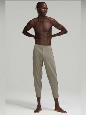 New Lululemon men's Balancer sweatpants Everlux Heathered Rover size L gym yoga